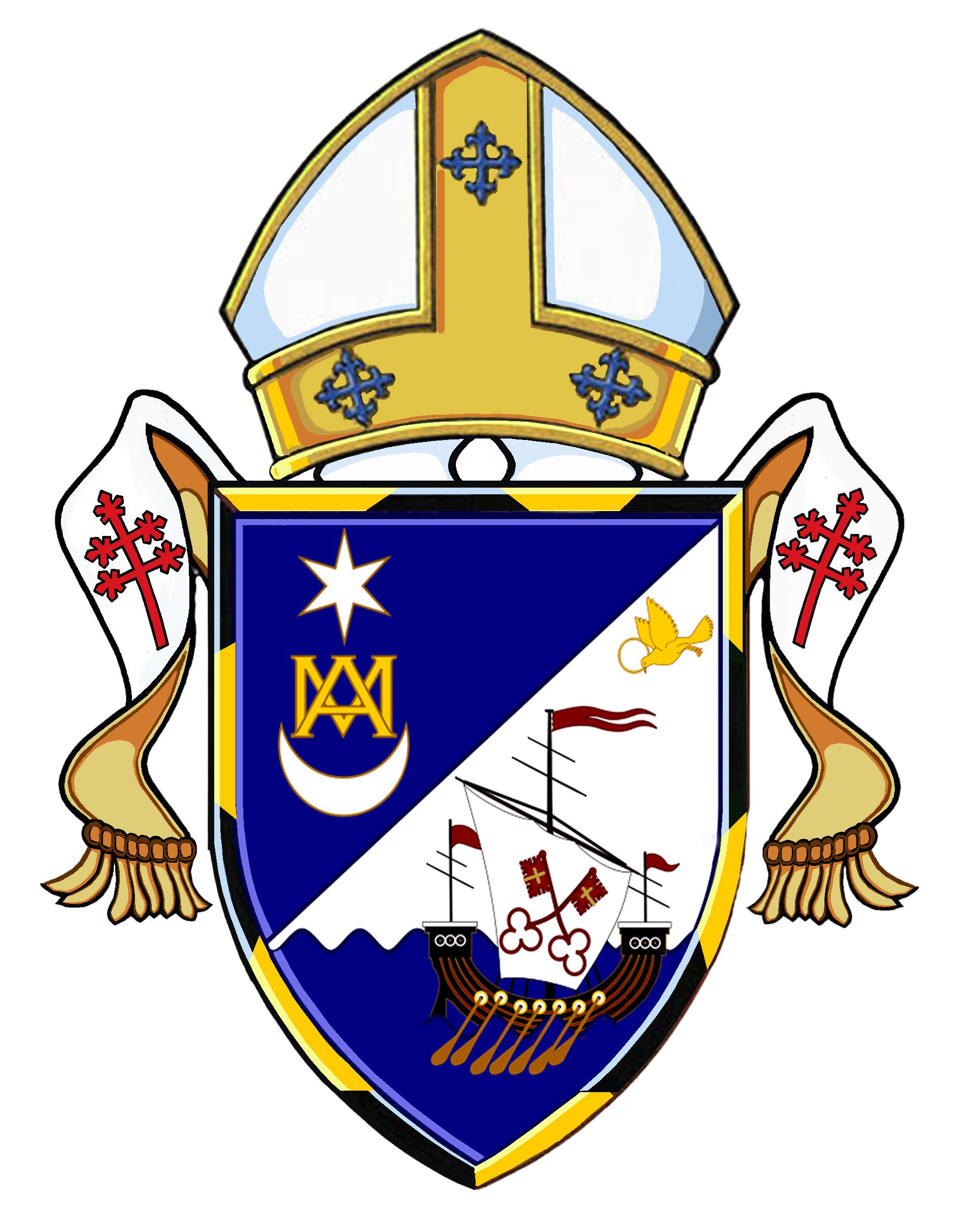 Logo du diocèse de moncton